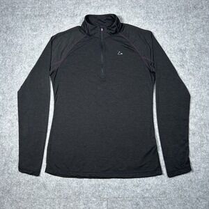 Paradox Merino Blend 1/4 Zip Dri-Release Pullover Mens Medium Black Base Later